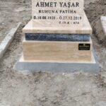 AHMET YASAR 2 - Traverten 5cm Mezar Modelleri