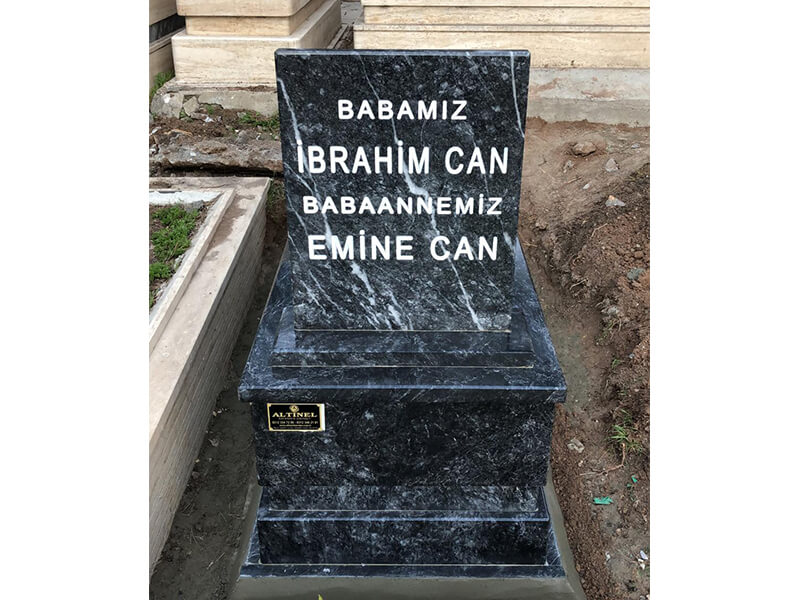 Karşıyaka Akşehir Siyahı Blok Mezar Modelleri
