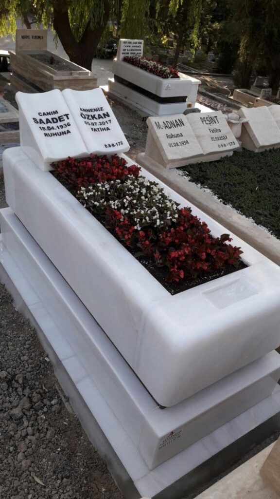 altinel mermer usak beyazi mezar modelleri ubm 31 - Ankara Blok Mezarı Fiyatları 2022